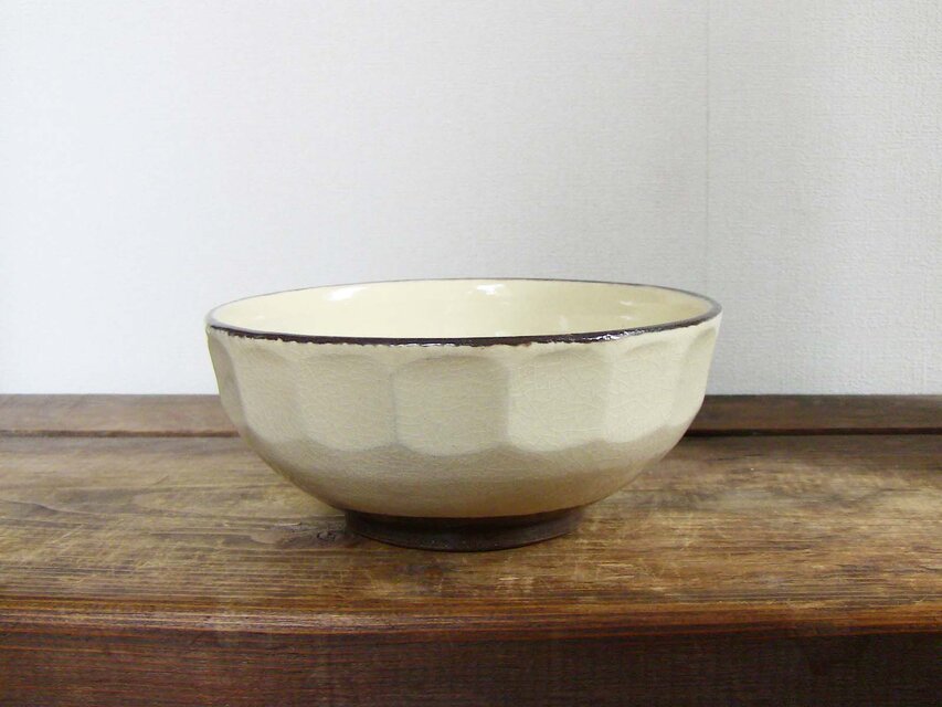 面取り鉢（透明）