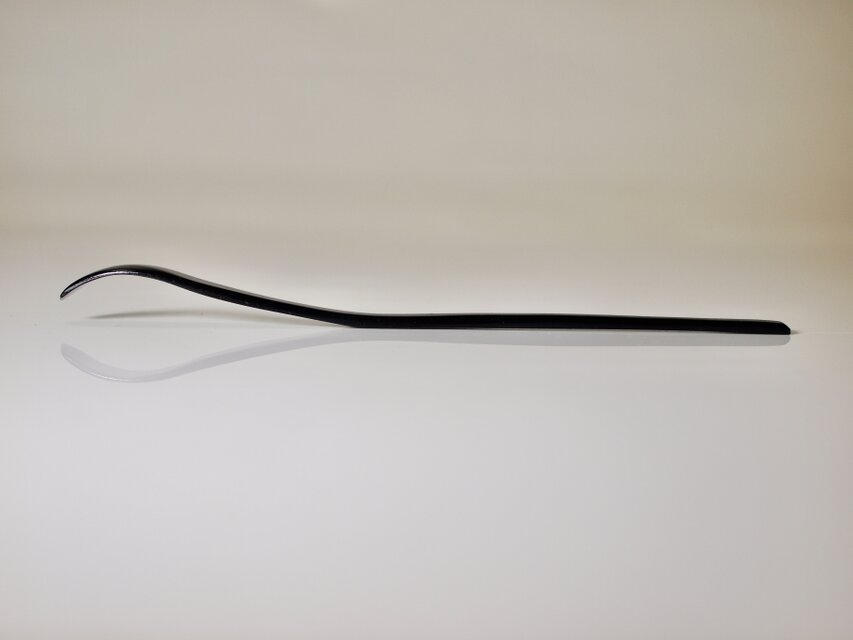 黒柿の茶杓 銘 「朝鴉（あさがらす）」 | iichi 日々の暮らしを