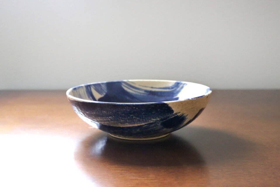 刷毛目鉢/青木亮/陶器 刷毛目鉢/青木亮/陶器 楽天市場】信楽焼 睡蓮鉢 陶器 青釉刷毛目