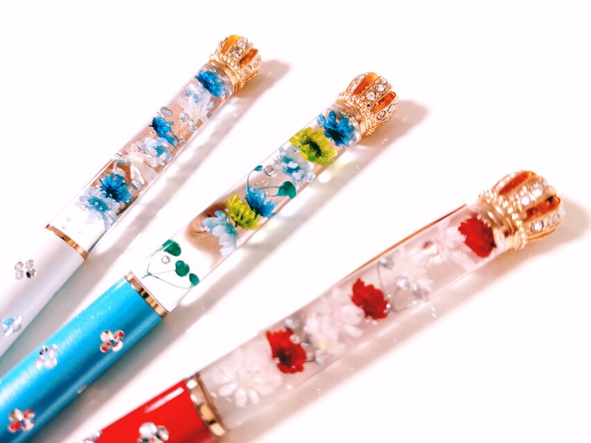 ♡クラウンハーバリウムボールペン♡