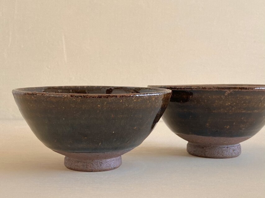 飴釉ご飯茶碗　1客