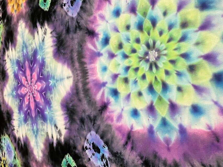 タイダイ染め タペストリー Hippies Dye 最新作 銀河三連 HD13-23