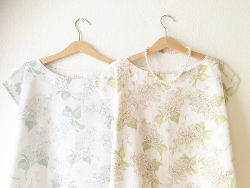 春待ち♪4月ご予約分（日本発送）Liberty : Archive lilac スリーブブラウス