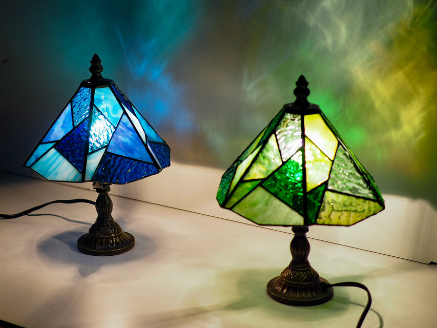 ステンドグラス風ランプ11－5 - 照明（ライト）・ランプ