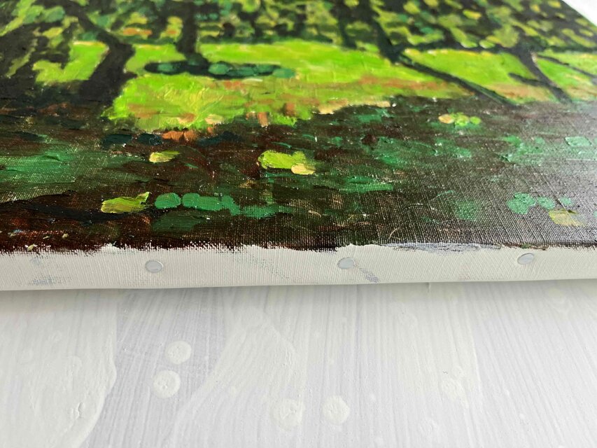 油絵「東北の春」F6号 原画 【公式通販】