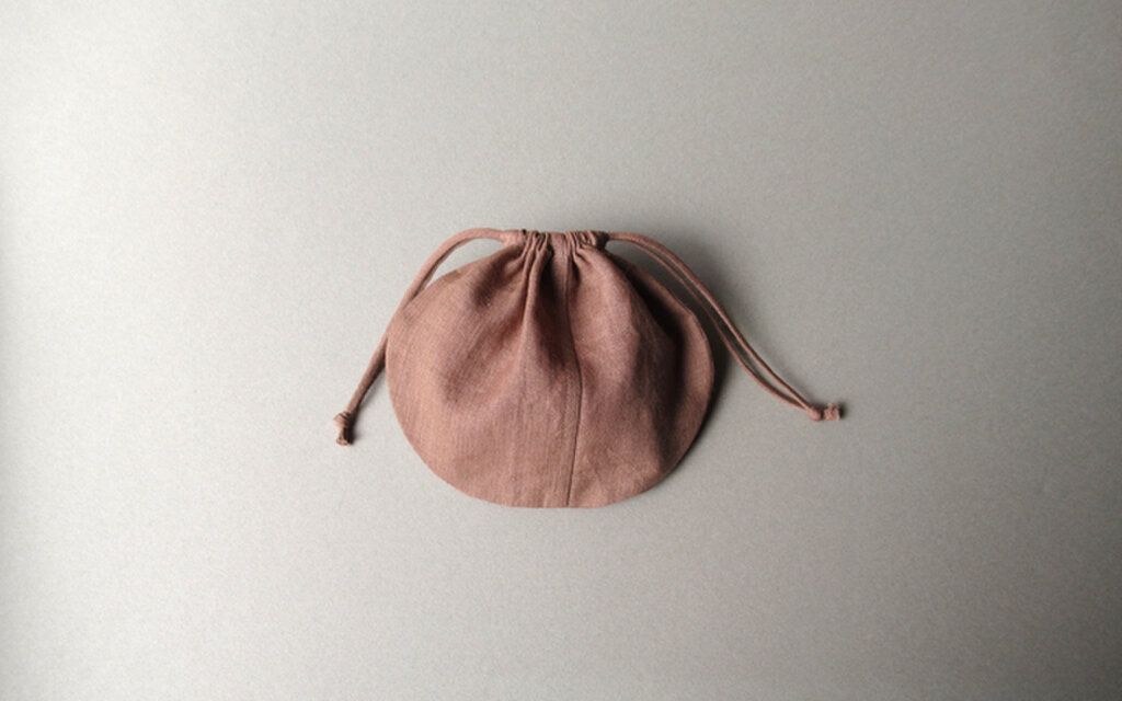 はぎれからうまれた 巾着袋e