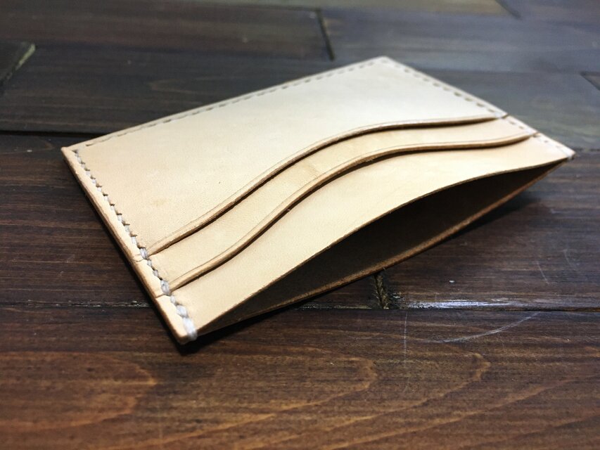 【受注制作】シンプルな3ポケットカードケース