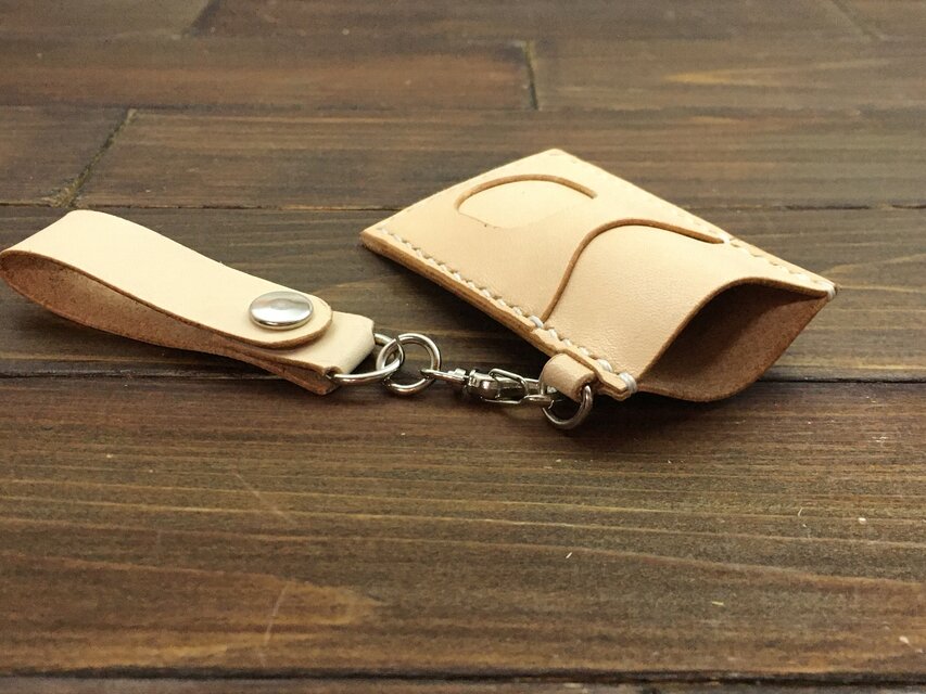 【受注制作】ミニストラップ付き回数券ホルダー