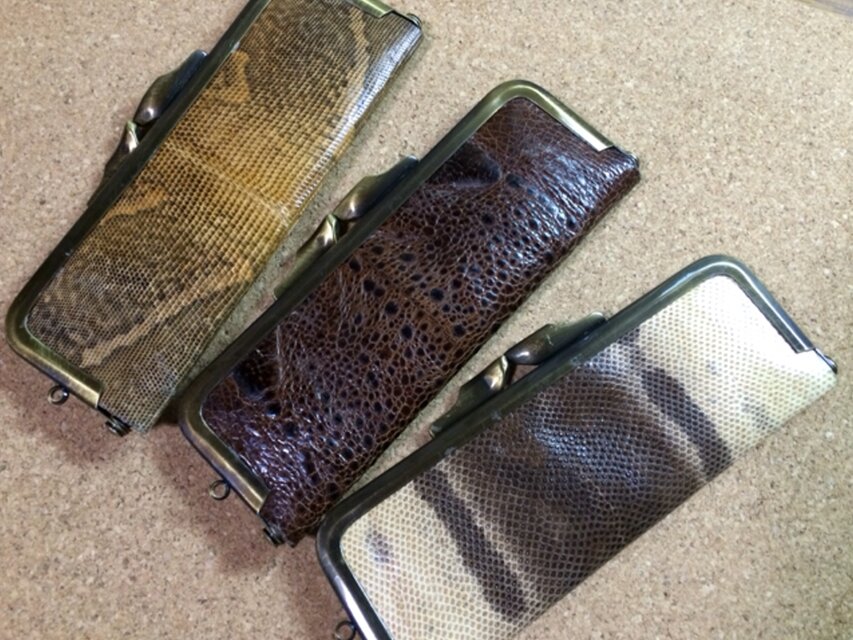 【受注制作】口金式薄型札入れ