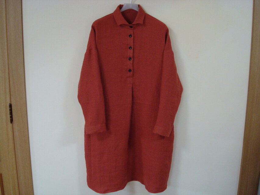 「大人のすっきり襟付きチュニック＊ワンピ」