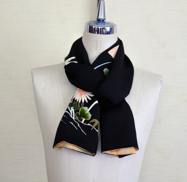 留め袖から作ったストール