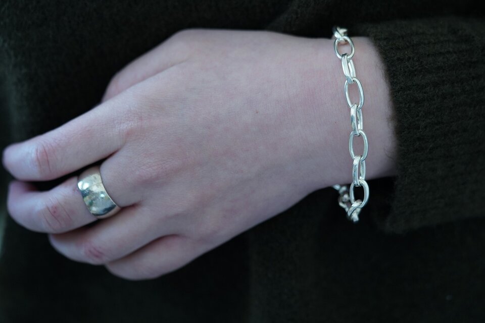 SILVER925 マンテルチェーンブレスレット03 | iichi 日々の暮らしを