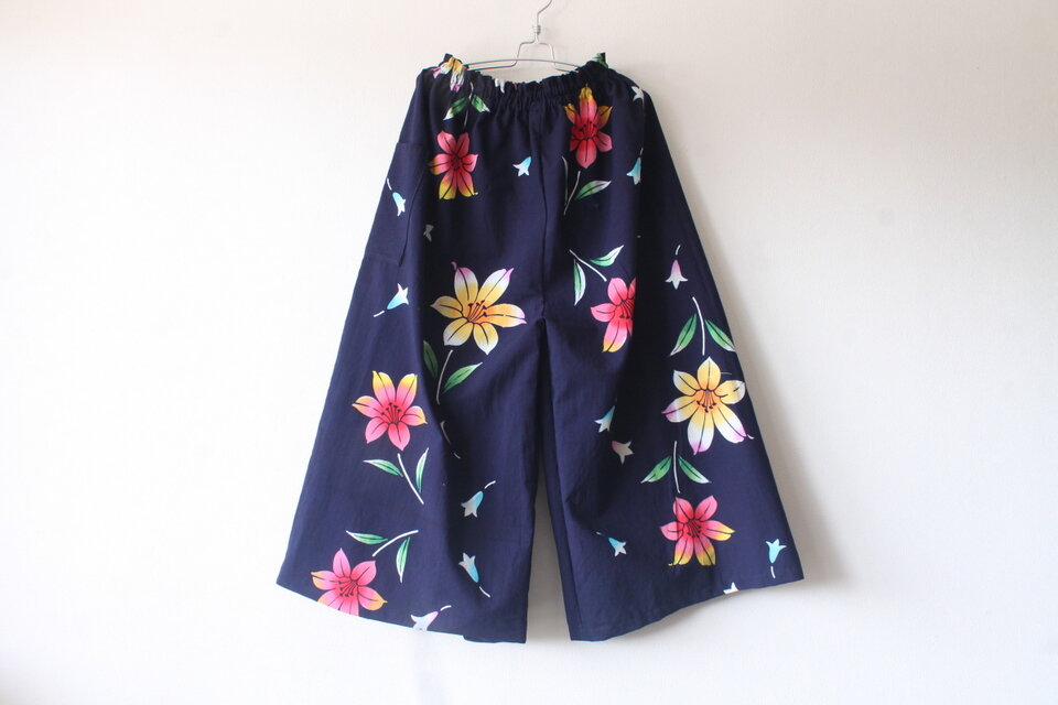 ☆浴衣ガウチョパンツ☆【再販】/31yg12