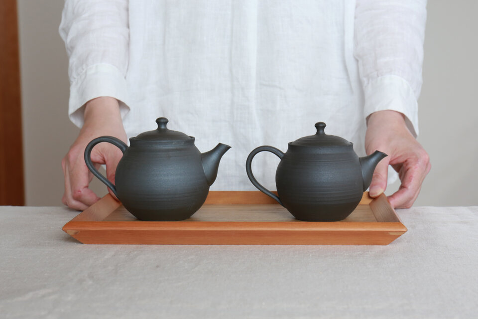 紅茶にお勧め、和でも洋にも似合う後手急須 【愛知県常滑産】澤田朋大