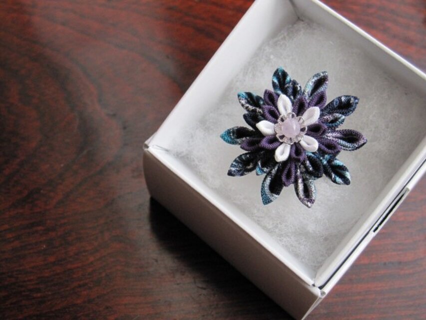 つまみ細工 指輪