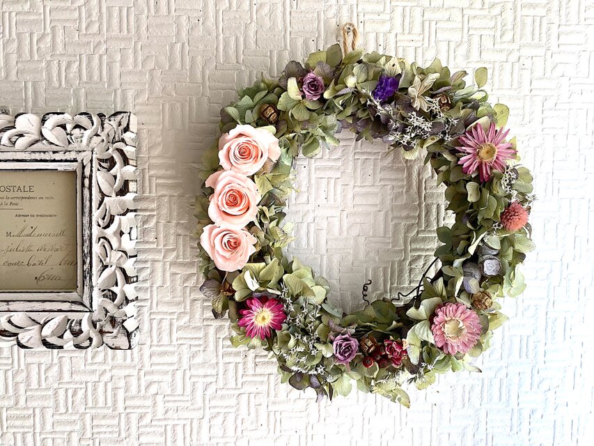 ブライダルピンクローズのリース