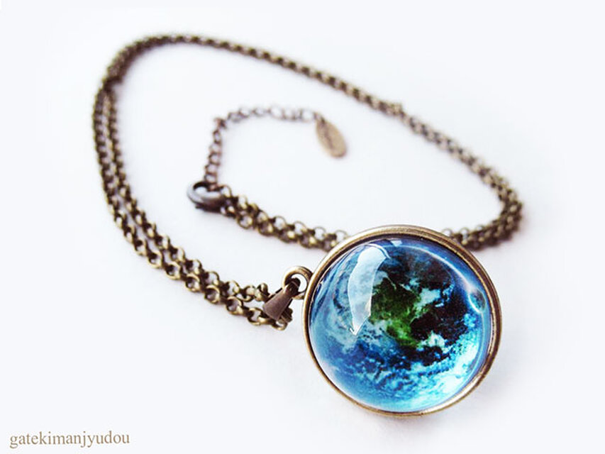 地球ネックレス【長さ変更可】