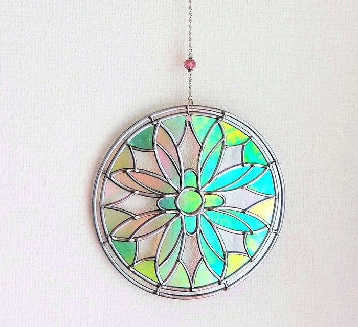 受注：『光のシャワー』丸形オーナメントサンキャッチャー