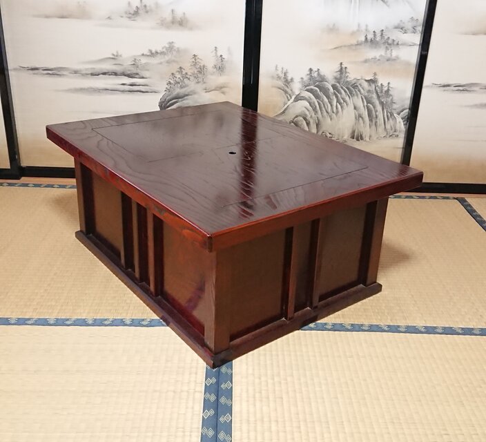 【人気物】骨董 火鉢 欅 天然木 漆塗り 家具