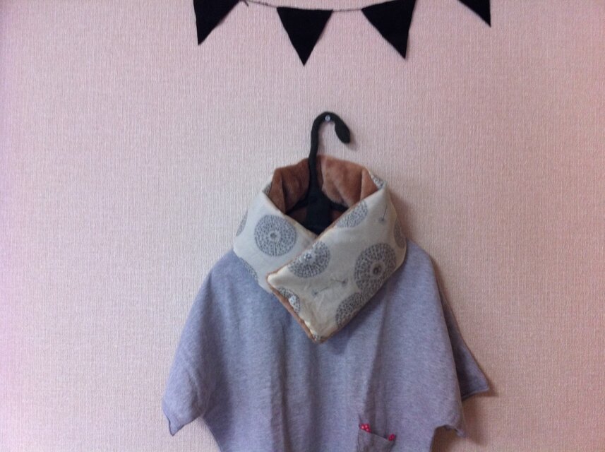 リバティ × ダウン入りマフラー