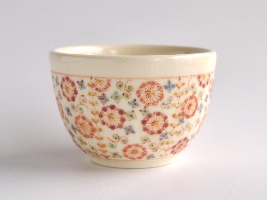 お花畑　カラフルでポップなお花たち　湯呑み・フリーカップ②