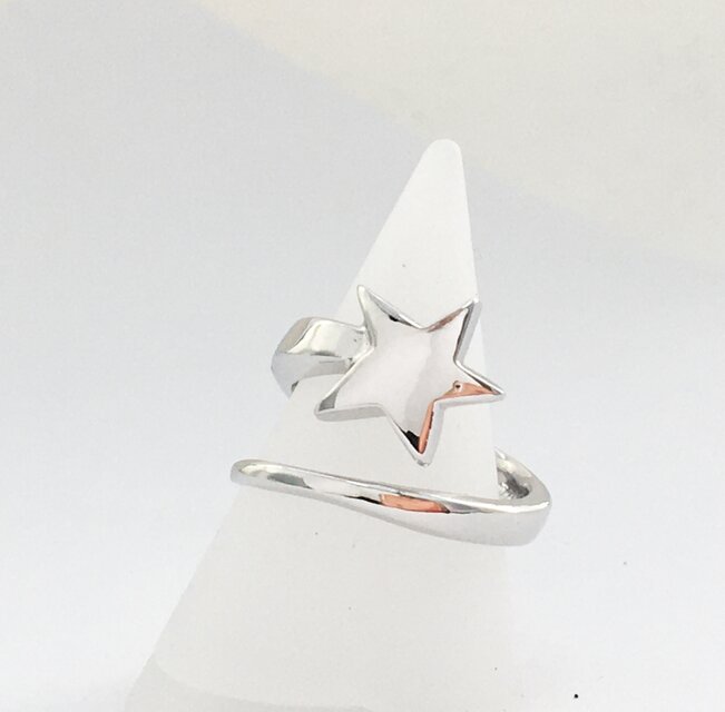 「受注制作」流れ星　Silver925リング