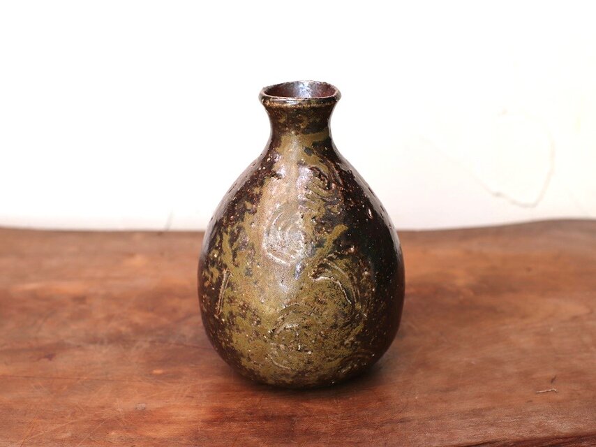 備前焼 徳利　t-110