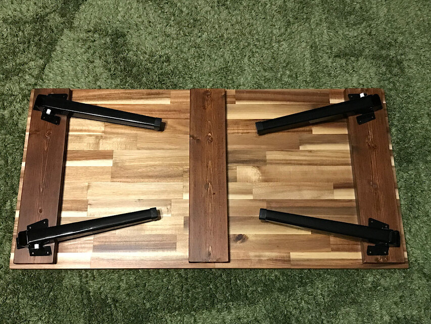 アカシア製 折りたたみミニテーブル