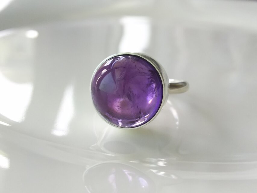 慈しみのリング アメジスト