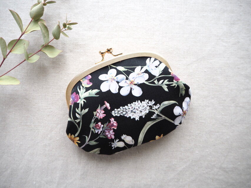 ラウンドがま口　「Primavera」