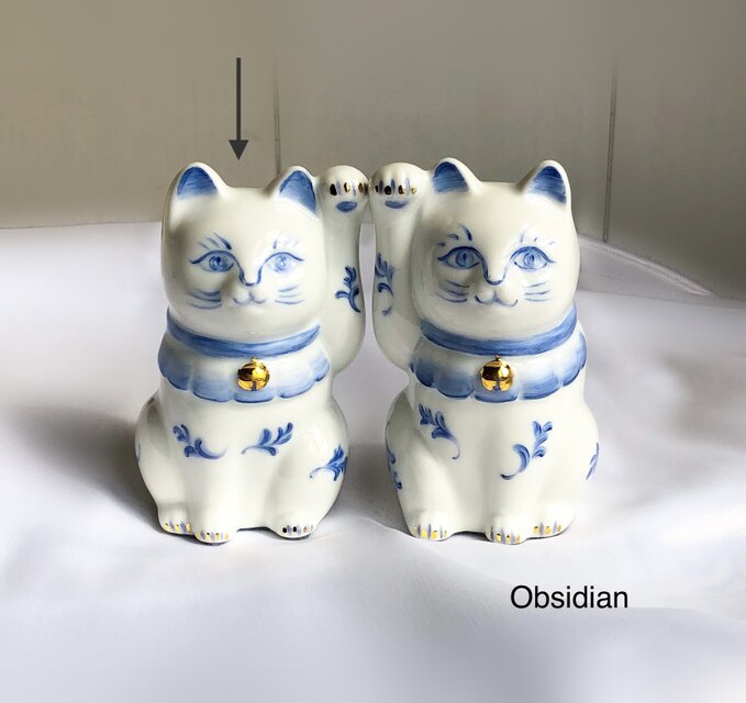 招き猫　左手　商売繁盛⭐︎