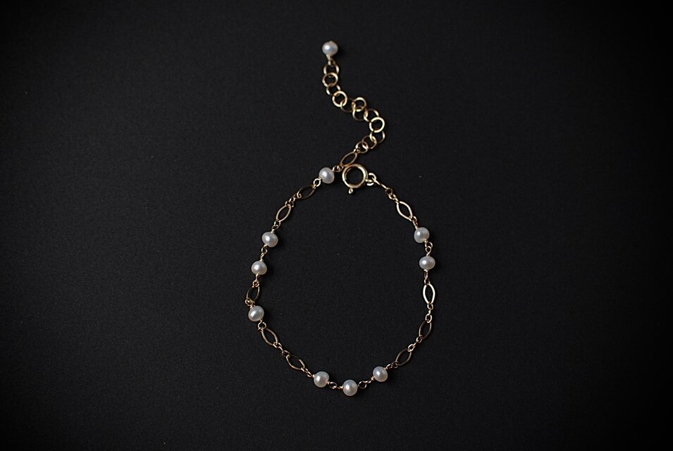 14kgf - 小粒パールブレスレット