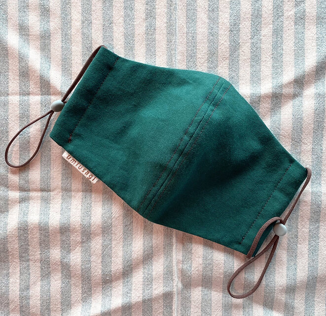 秋色マスク・ グリーン　エアーマスクMサイズ