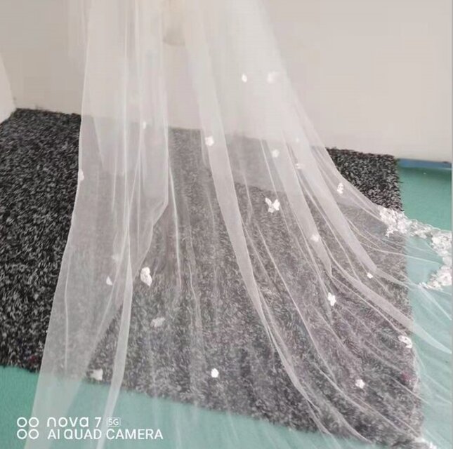 大好評中！ ロングベール コーム付き 花嫁/ウェディングドレス/結婚