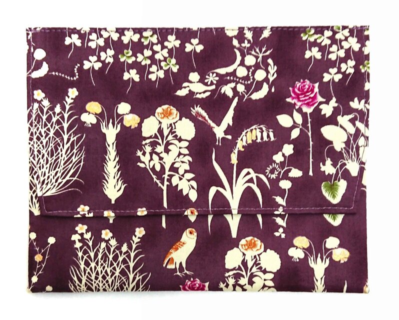 通帳・お薬手帳入れ入れ リバティプリント(Yoshie B)　