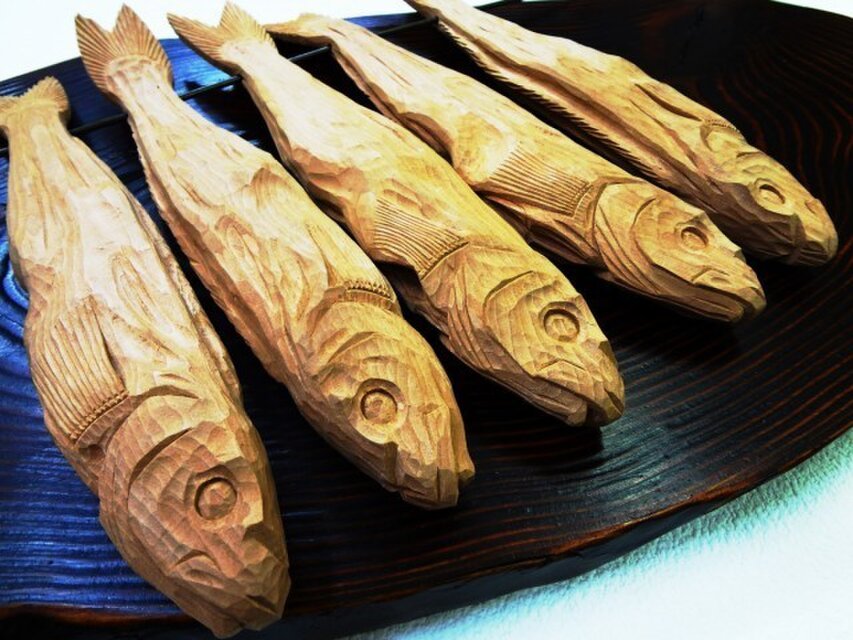 干物・真ホッケの素彫り（M・5本組）