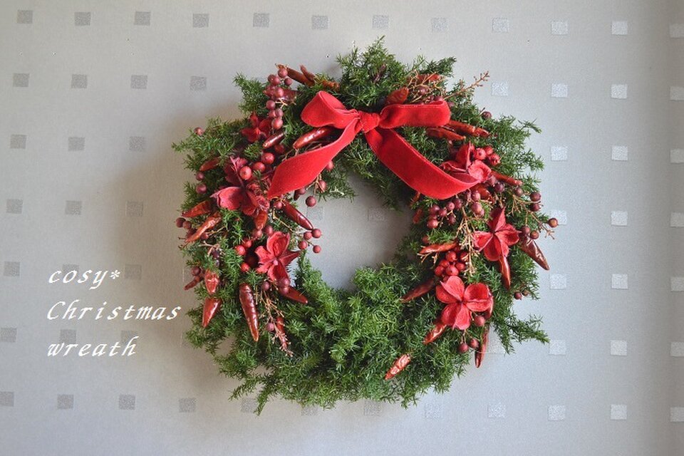 トウガラシの赤wreath