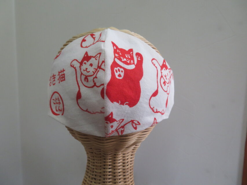 送料無料　招き猫のマスク