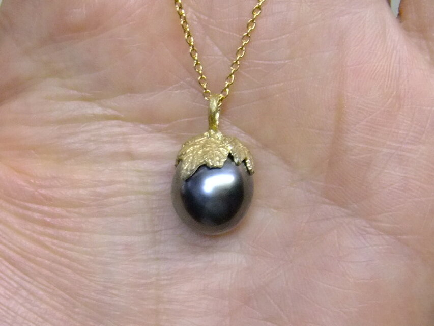 葡萄＊925/K18gp pendant | iichi 日々の暮らしを心地よくする