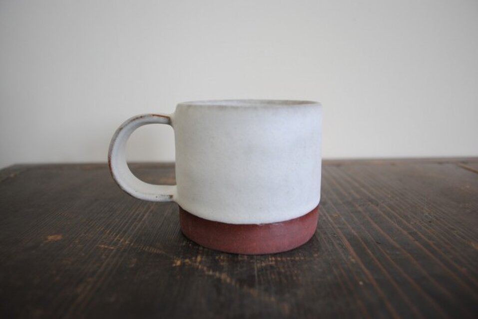 白釉 マグカップ