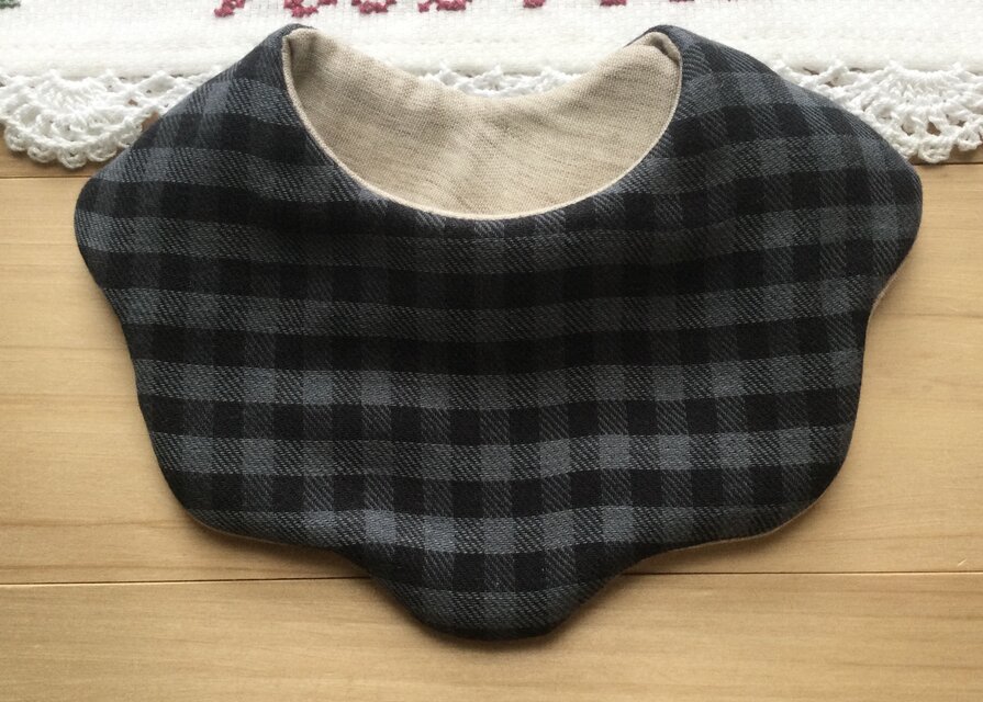 チェック♪ふわふわやわらかスタイ♪