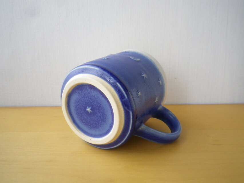 星模様のマグカップ＊青 | iichi 日々の暮らしを心地よくする
