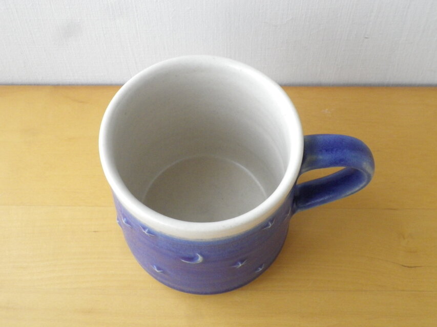 星模様のマグカップ＊青 | iichi 日々の暮らしを心地よくする