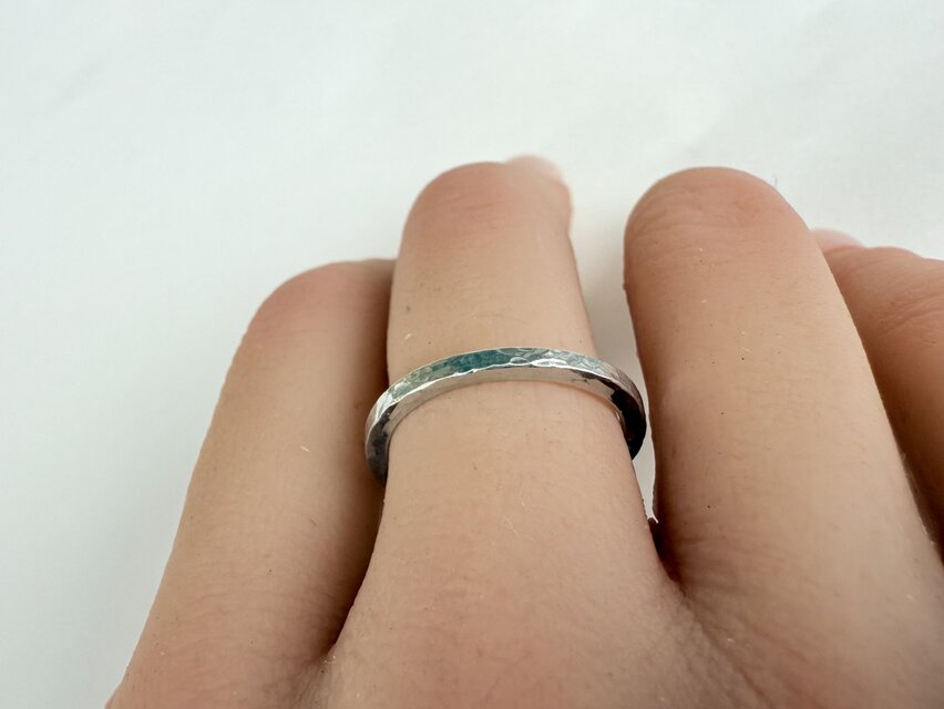 沖縄の魔除けの槌目で作った、お守りにもなる槌目デザインの