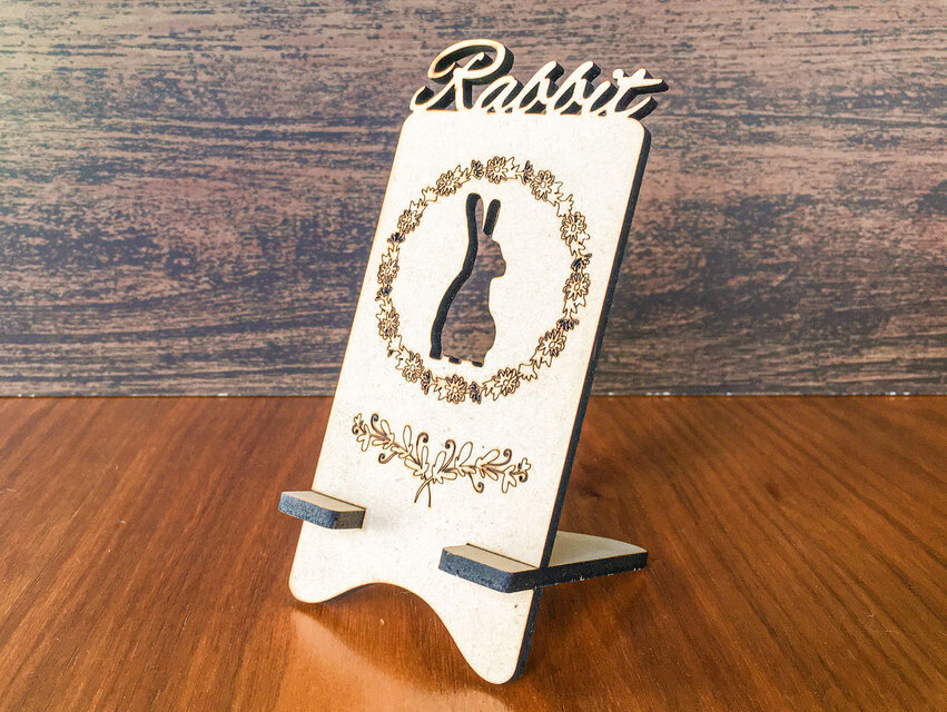 うさぎのスマホスタンド