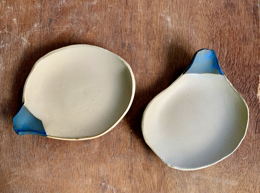 昼雲 とんすい形小皿