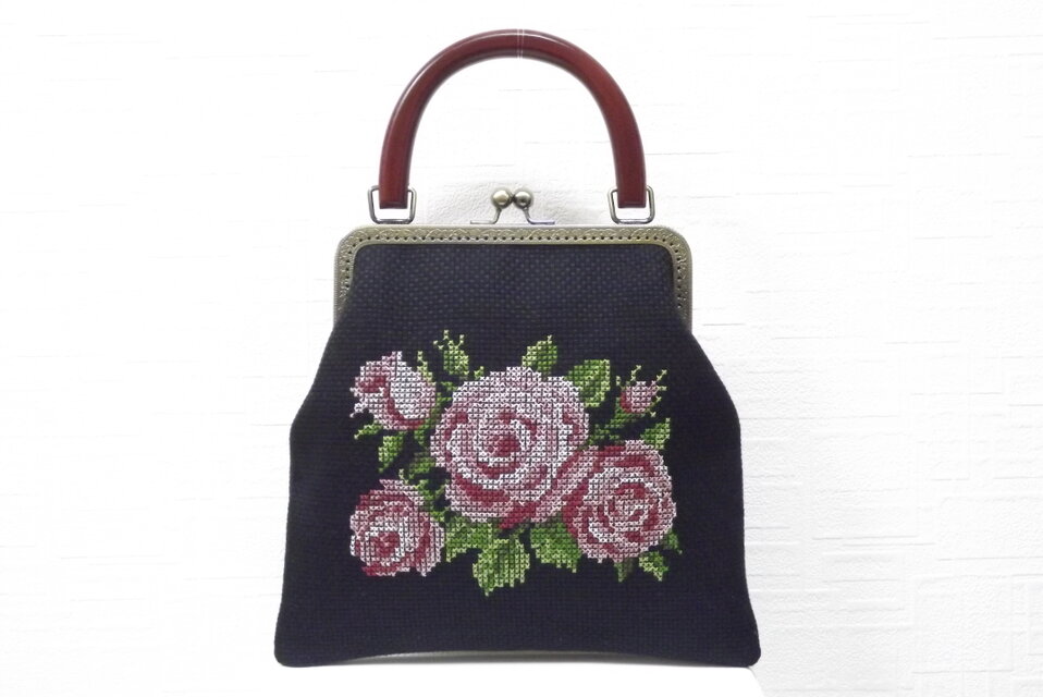 受注生産＊両面クロススッテッチの布BAG