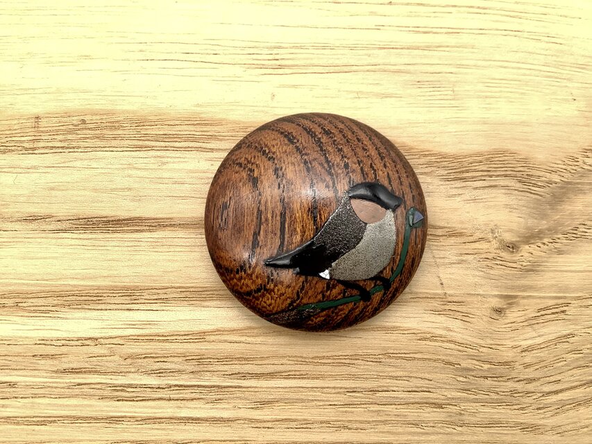 漆で野鳥図鑑#7ウソ