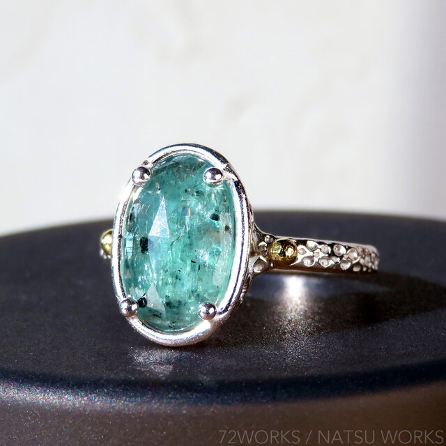 モスカイヤナイトリング / Moss Kyanite Ring