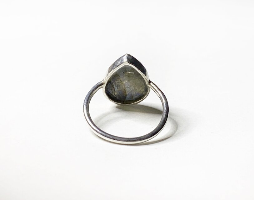 SV Labradorite drop リング/受注制作 | iichi 日々の暮らしを心地よく